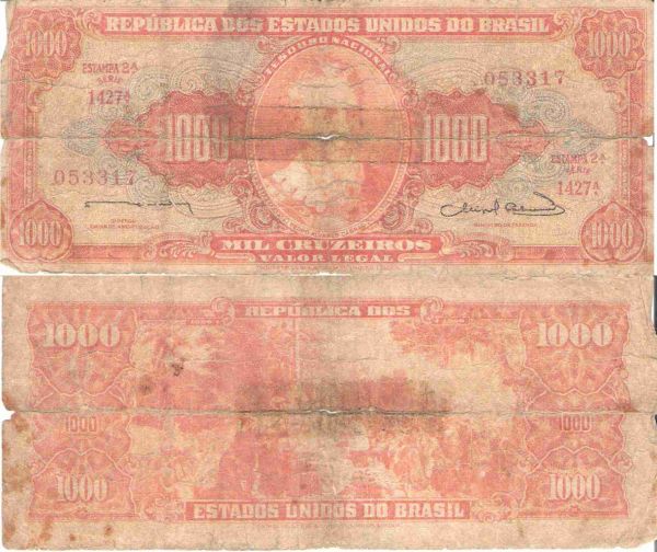 Cédula de Mil Cruzeiros