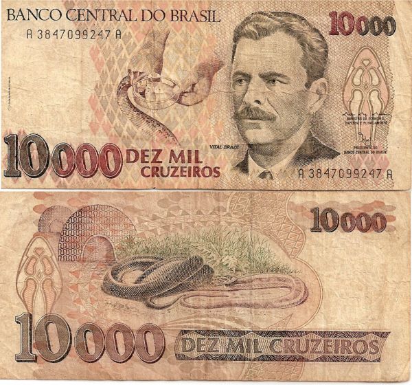 Cédula de Dez Mil Cruzeiros