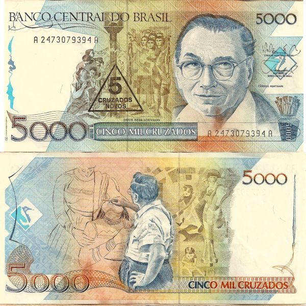 Cédula de Cinco Mil Cruzados